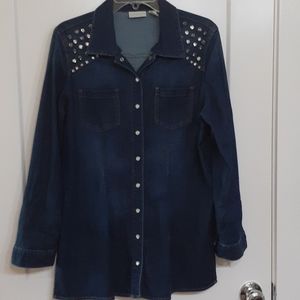 Chico denim long shirt/overblouse